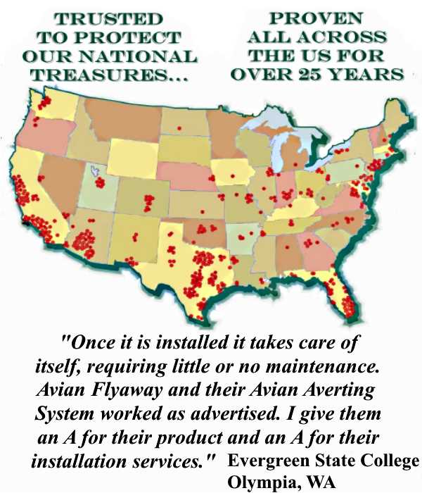 Avian Flyaway Inc Sales Offices Nationwide Service Area with Florida office and southeast, Arizona office and west, Texas offices in Houston, Dallas, and Austin for Central US, and Northeast office in New York for northeast